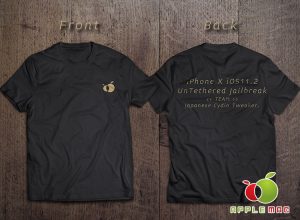 iPhone X iOS11.2 完全脱獄 記念 Cydia Tweak Tシャツプレゼント