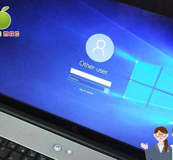 Windows 10ロック画面パスワードロック解除開始