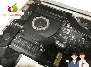 MacBook 2015 15インチトラックパッド・バッテリー修理店
