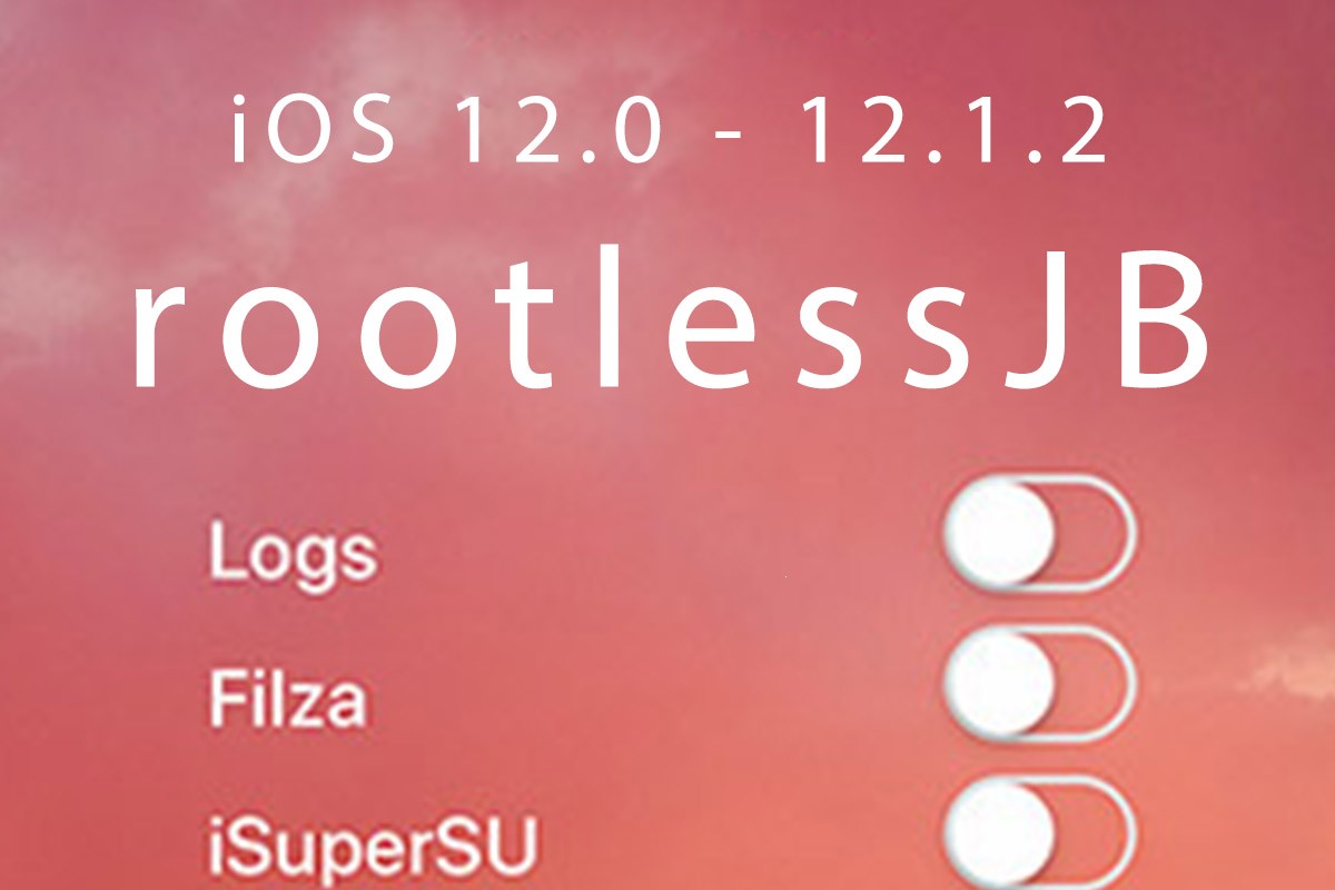 【RootlessJB】デバイス単体 iOS 12.1.2 – 12 Jailbreakツール