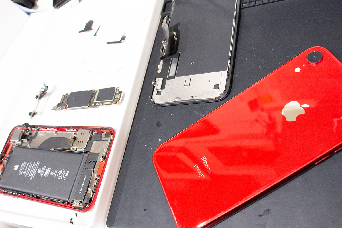 神戸「神安」iPhone XR バックガラス割れ修理いますぐ店3