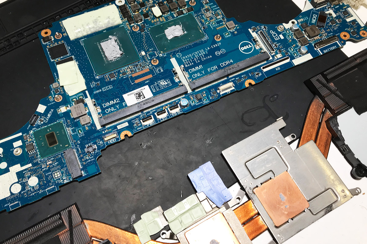 【CPU/GPUグリス掃除修理】Dell ゲーミングノートPC G7 17 77902