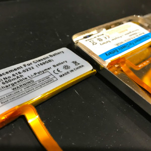 ipod classic 80GB フロントマスク&バッテリー交換済動作確認OK ipod classic 80GB フロントマスク&バッテリー交換済動作確認OK