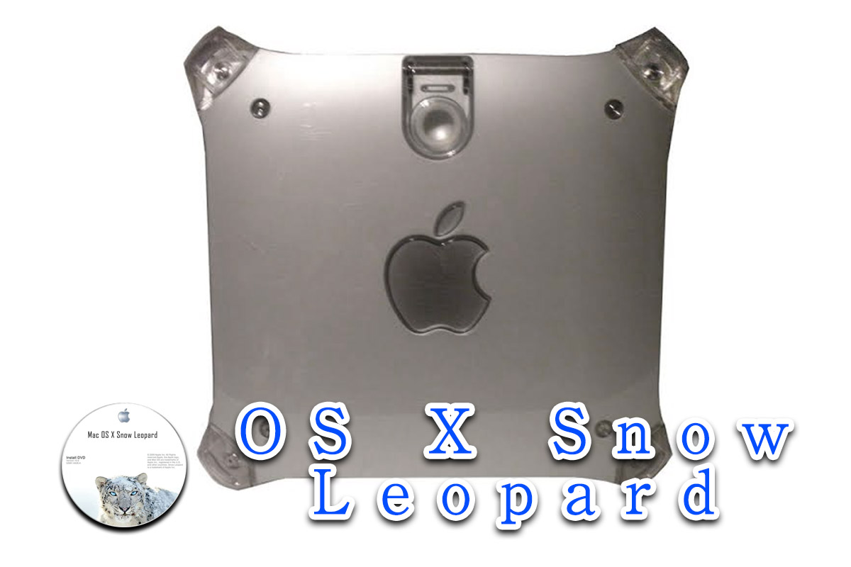 G4 Quicksilver Mac OS X 10.6 Snow Leopardインストール修理