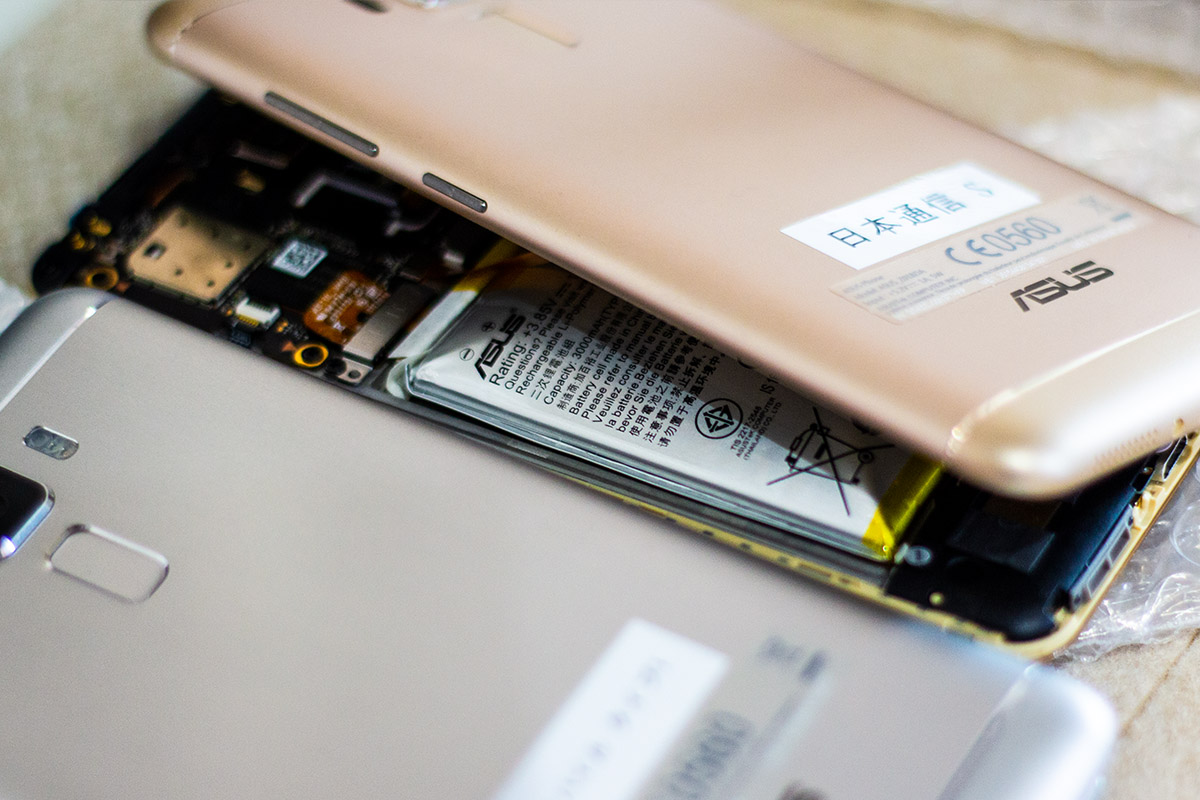 法人アプリ会社Andorid ZenFone 3 Laser バッテリー電池修理1