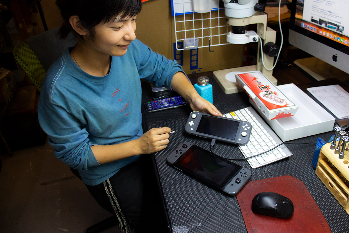  大阪 Nintendo Switch OLED有機EL 起動しない故障修理店