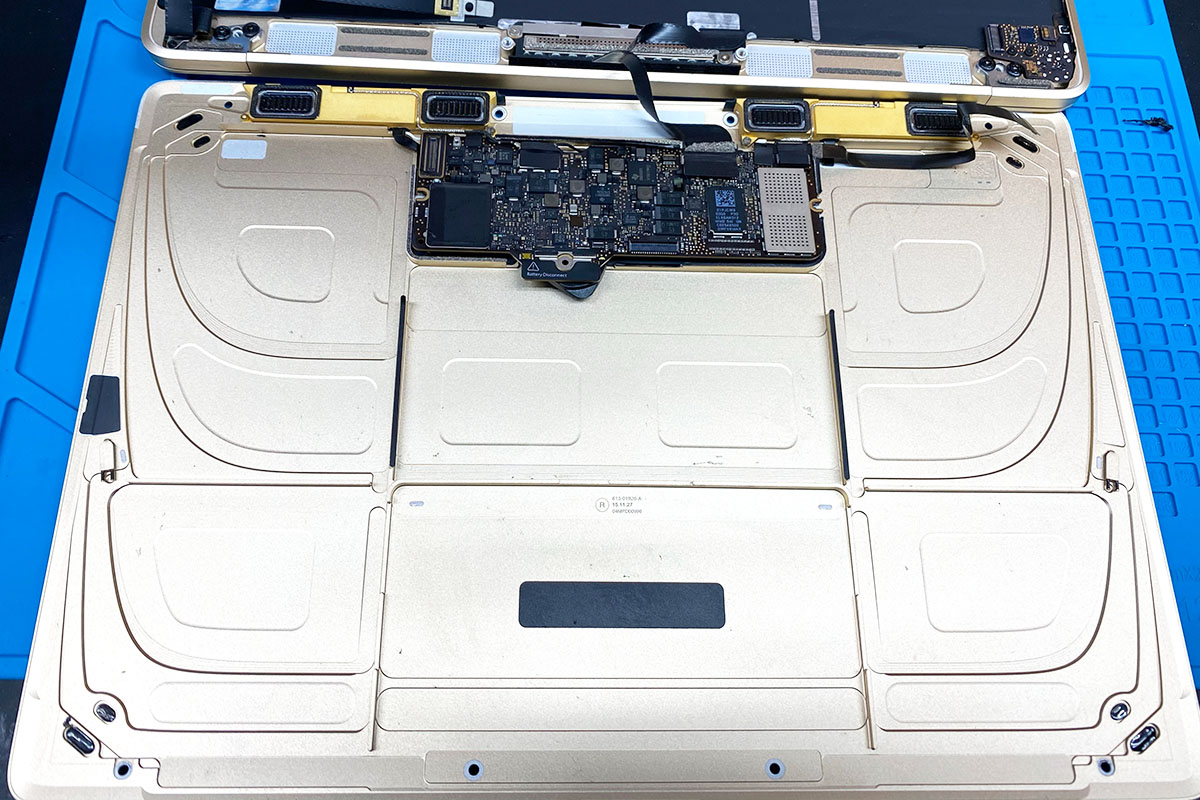 MacBook2015_12inchA1534バッテリー交換2