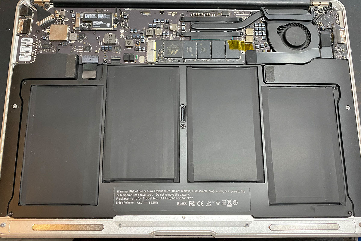 MacBookAir2014OSアップグレード初期化修理4
