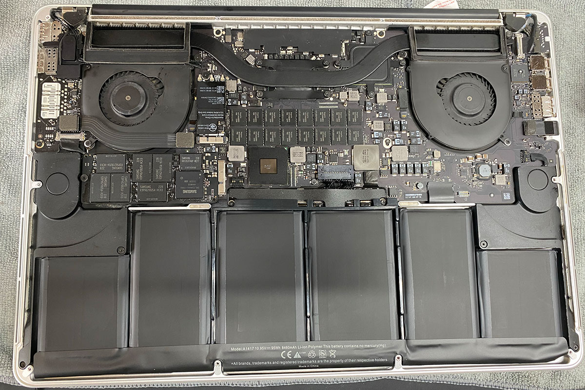 MacBookPro2012バッテリー交換修理の表示3