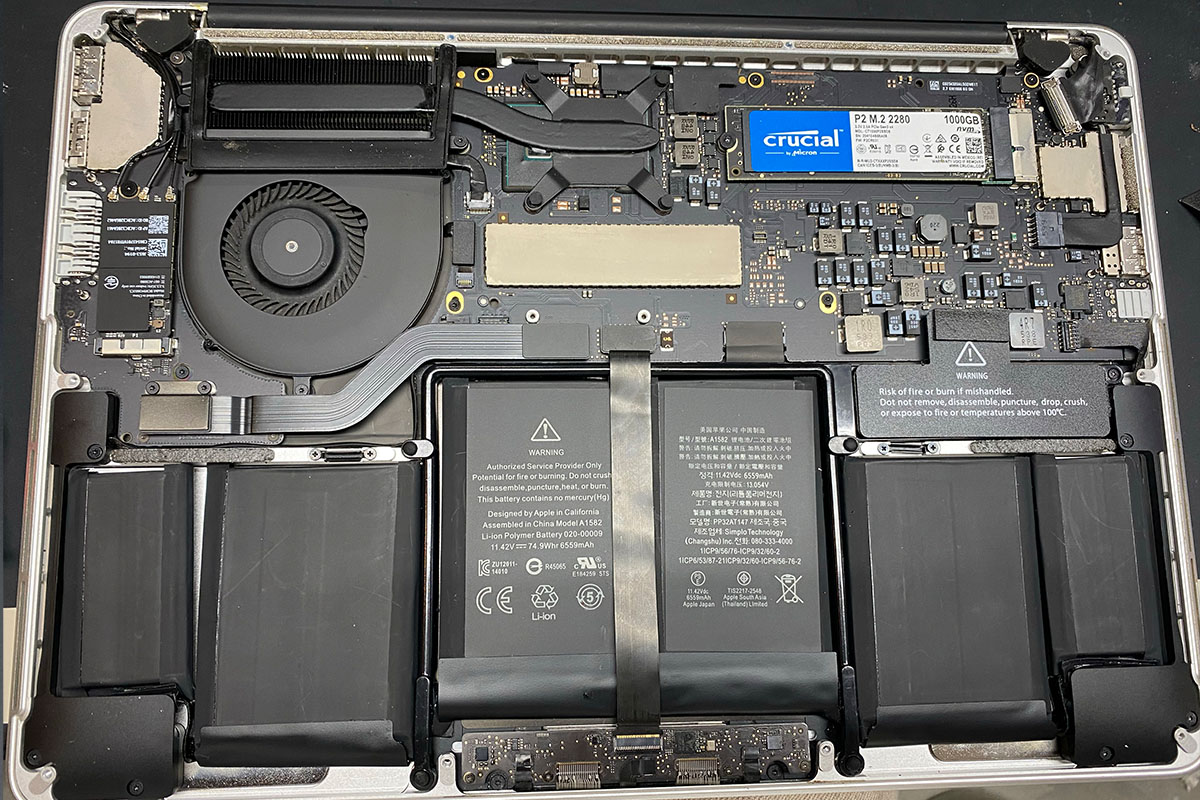 Mac Book Pro 2015 13inch SSD 1TB 換装修理交換 – APPLEMAC スマートフォン／マックパソコン買取・修理