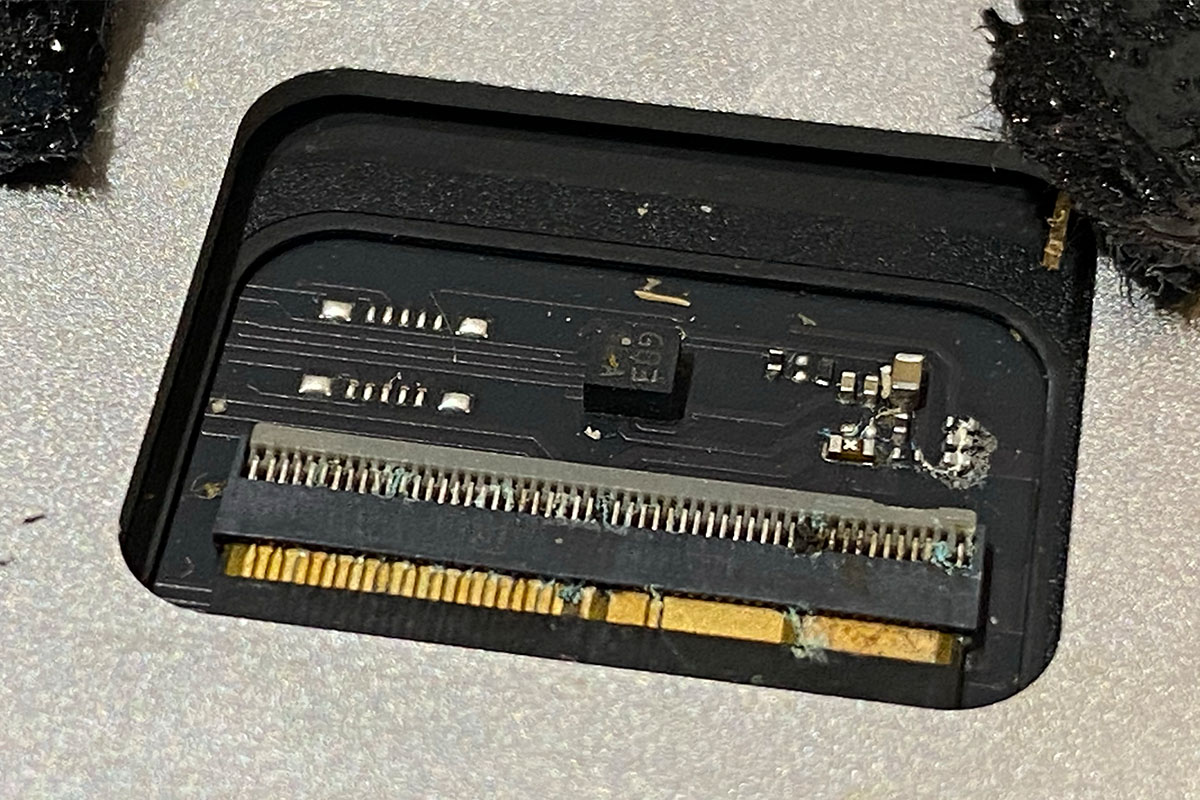 MacBookPro2018水没データ取り出し修理3
