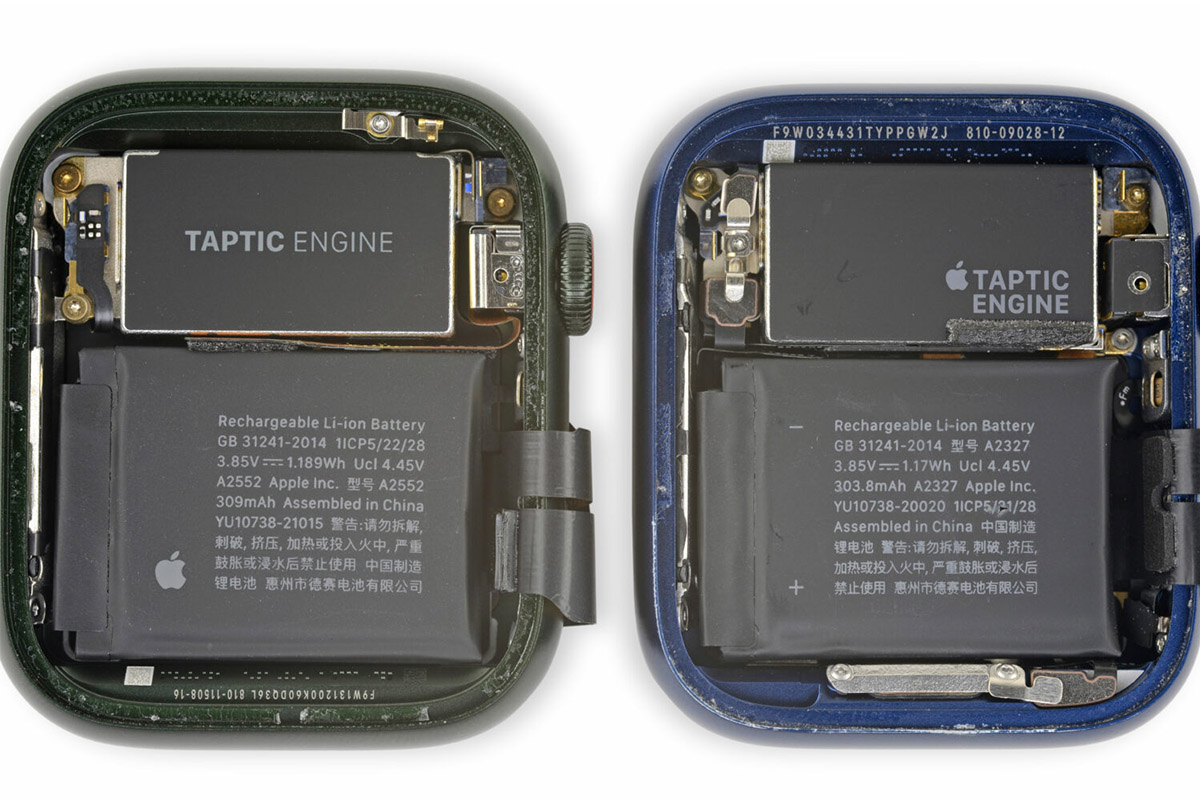 Apple Watch 7 バッテリー交換修理と防水加工