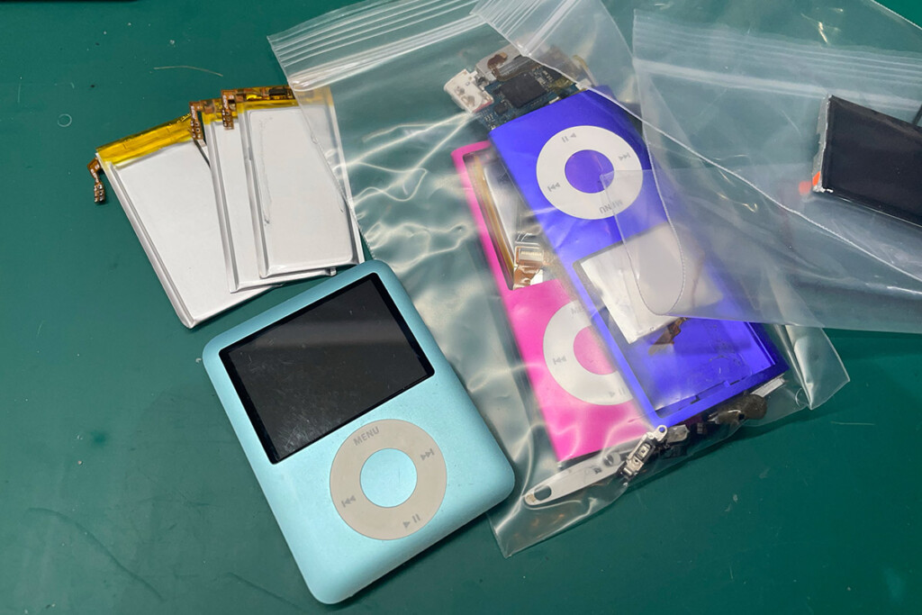 iPod nano 小型プレイヤー機器バッテリー交換修理 – APPLEMAC スマホ