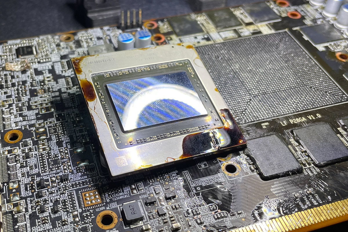 AMD Radeon 6900XT/6800XT GPUグラフィックボード修理