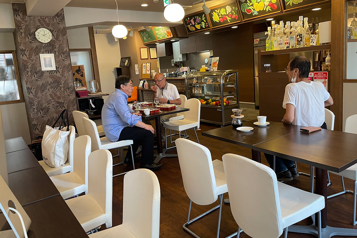 お盆休み営業中 ゆったりペース大阪北浜店コーヒー
