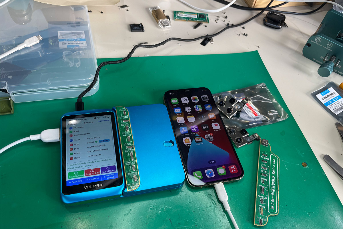 iPhoneカメラ部分の修理点検